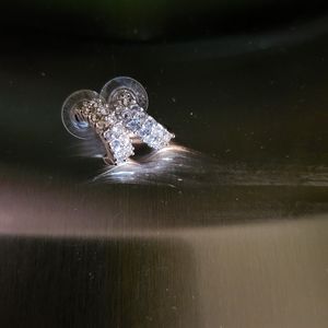 Swarovski hoop earrings